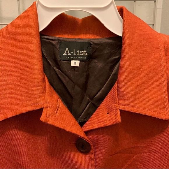 Vintage A-list Burnt Orange Jacket - Picture 3 of 7